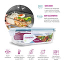 SOMENTE HOJE - Kit 15 Potes Herméticos de Vidro + BRINDE - (FRETE GRÁTIS)