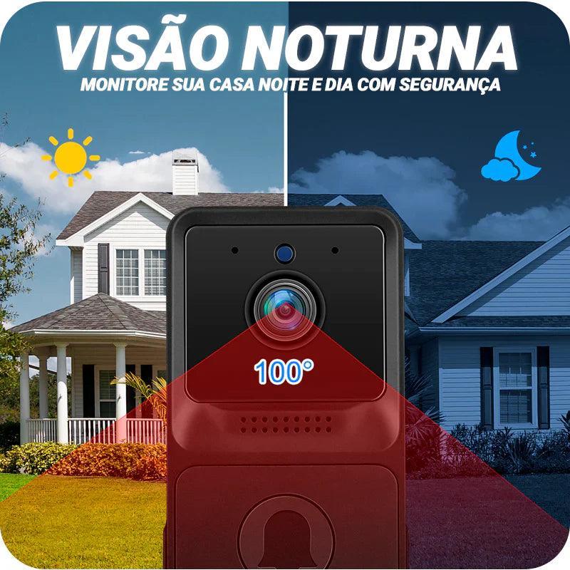 Security Vision - Campainha WIFI com Câmera e Sistema de Voz