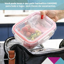 SOMENTE HOJE - Kit 15 Potes Herméticos de Vidro + BRINDE - (FRETE GRÁTIS)