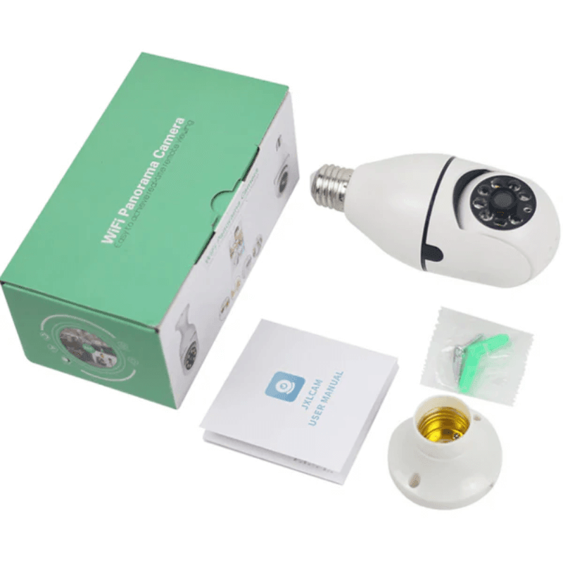 Câmera de Segurança 360 Inteligente Wi-Fi Full HD - SecurityPro® [Últimas Unidades 🔥]