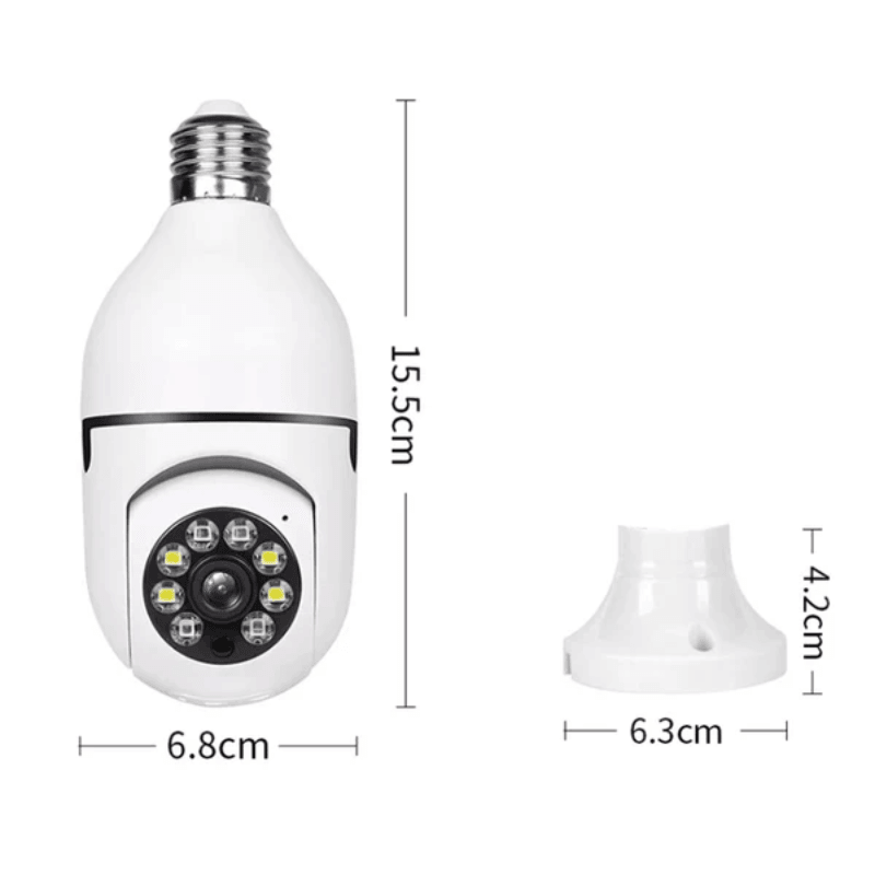 Câmera de Segurança 360 Inteligente Wi-Fi Full HD - SecurityPro® [Últimas Unidades 🔥]