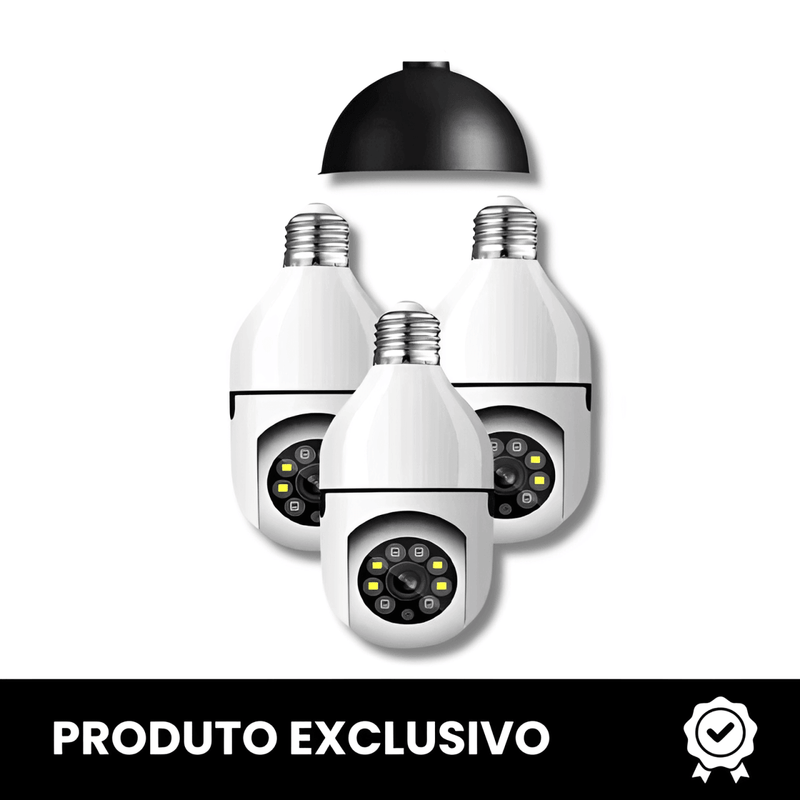 Câmera de Segurança 360 Inteligente Wi-Fi Full HD - SecurityPro® [Últimas Unidades 🔥]