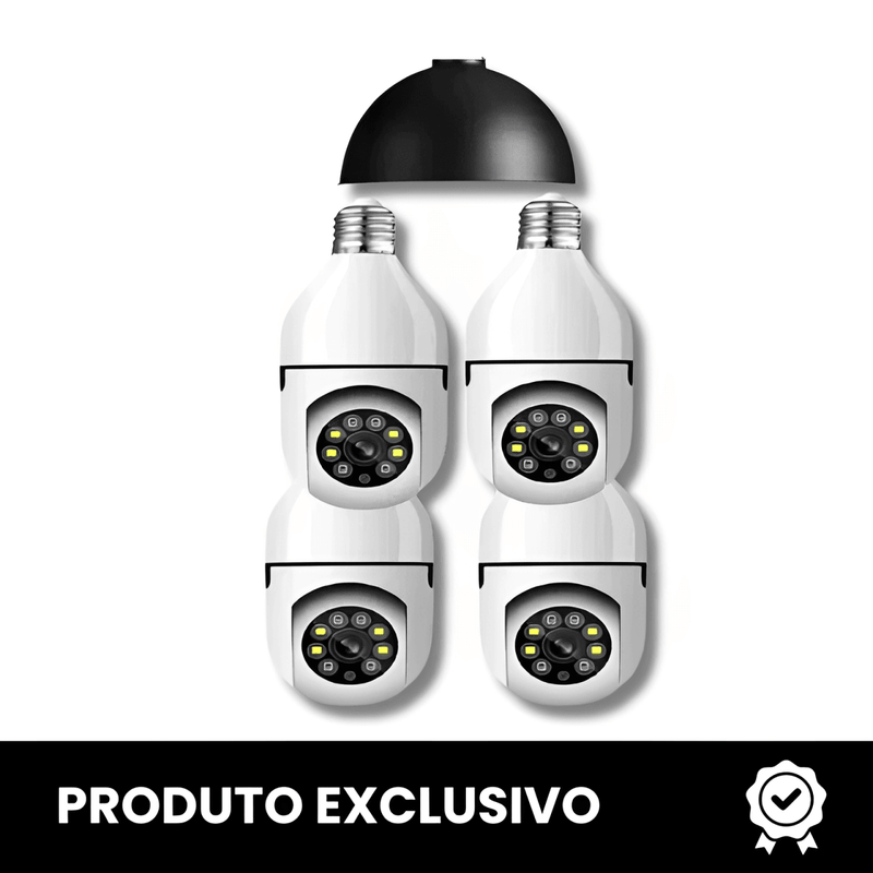 Câmera de Segurança 360 Inteligente Wi-Fi Full HD - SecurityPro® [Últimas Unidades 🔥]