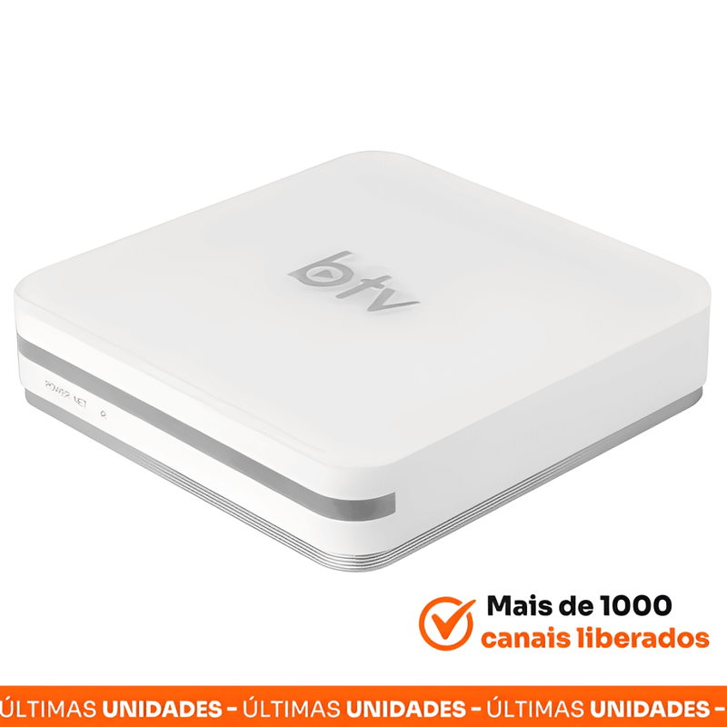 ZERO MENSALIDADES - BTV13 4K Original Wi-Fi (VERSÃO 2025) - VITALÍCIO [BLACK FRIDAY]