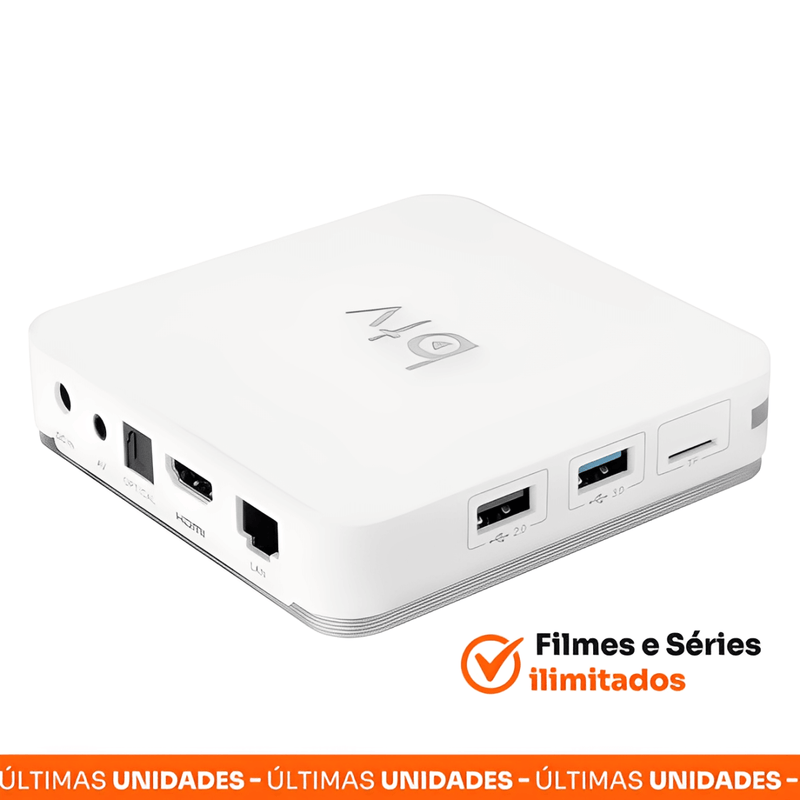 ZERO MENSALIDADES - BTV13 4K Original Wi-Fi (VERSÃO 2025) - VITALÍCIO [BLACK FRIDAY]