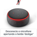 Echo Dot (3ª Geração): Smart Speaker com Alexa - Cor Preta