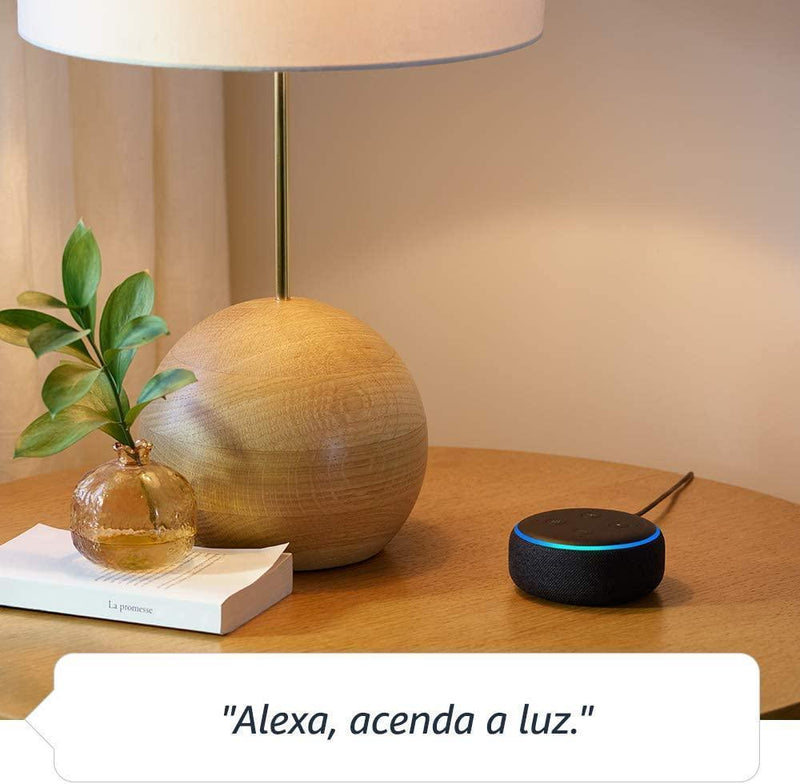 Echo Dot (3ª Geração): Smart Speaker com Alexa - Cor Preta