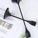 Castiçais de Vela Luxury Dourado 3 Peças