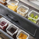 Kit com 3 Porta-Mantimentos com Trava e Vedação