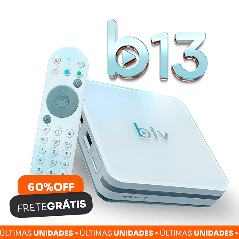 ZERO MENSALIDADES - BTV13 4K Original Wi-Fi (VERSÃO 2025) - VITALÍCIO [BLACK FRIDAY]