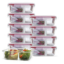 SOMENTE HOJE - Kit 15 Potes Herméticos de Vidro + BRINDE - (FRETE GRÁTIS)