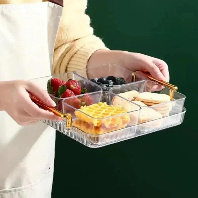 Conjunto de Bandeja e Potes Multifuncional