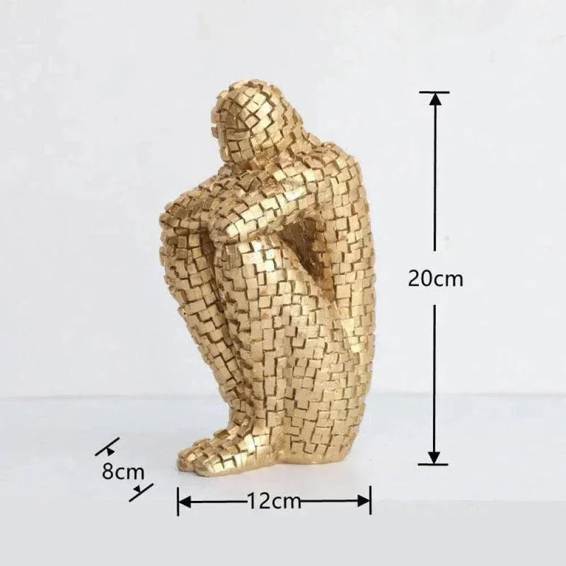 Escultura Homem Pensador