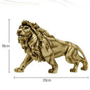 Escultura Leão Dourado