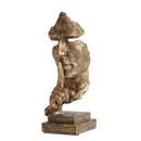 Escultura "Silêncio Vale Ouro"