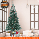 SÓ HOJE - Árvore de Natal Retrátil com Controle Remoto + 132 Enfeites de Brinde