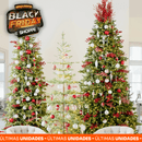 SÓ HOJE - Árvore de Natal Retrátil com Controle Remoto + 132 Enfeites de Brinde