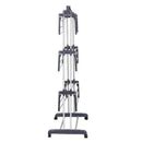 Varal de Chão Dobrável 3 Andares em Aço Inox + Cesto com 80 Prendedores (BRINDE)