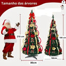 Árvore de Natal Dobrável + BRINDE🎄 - (Completa Com Bolinhas, Pisca Pisca e Fitas) -  [FRETE GRÁTIS]