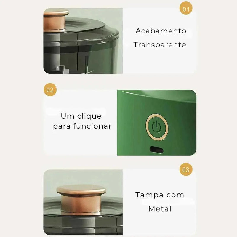 Triturador de Alho Elétrico